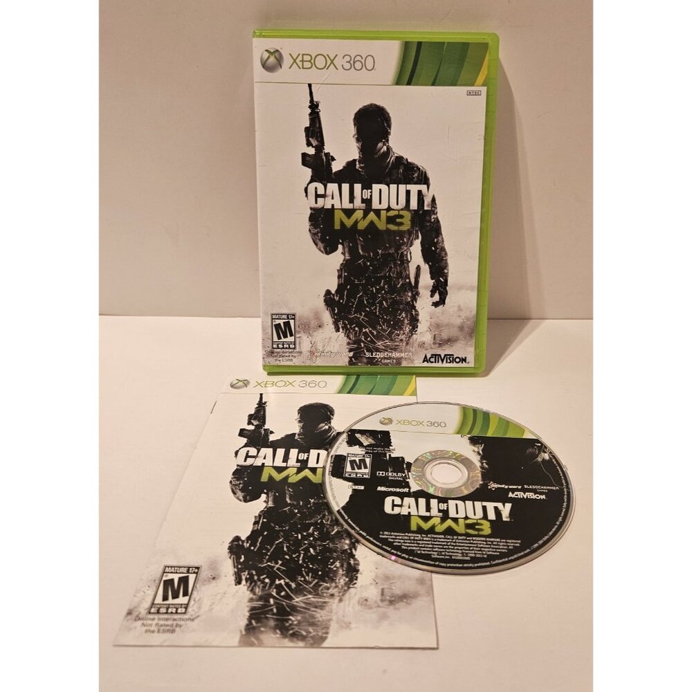 Xbox 360 - Call of Duty Modern Warfare 3 MW3 - Complete With Manual